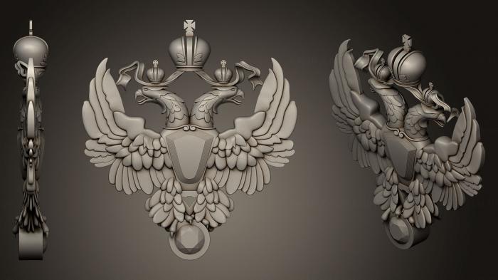 Coat of arms (GR_0378) 3D model for CNC machine